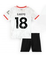 Liverpool Cody Gakpo #18 Tredjedraktsett Barn 2024-25 Korte ermer (+ bukser)